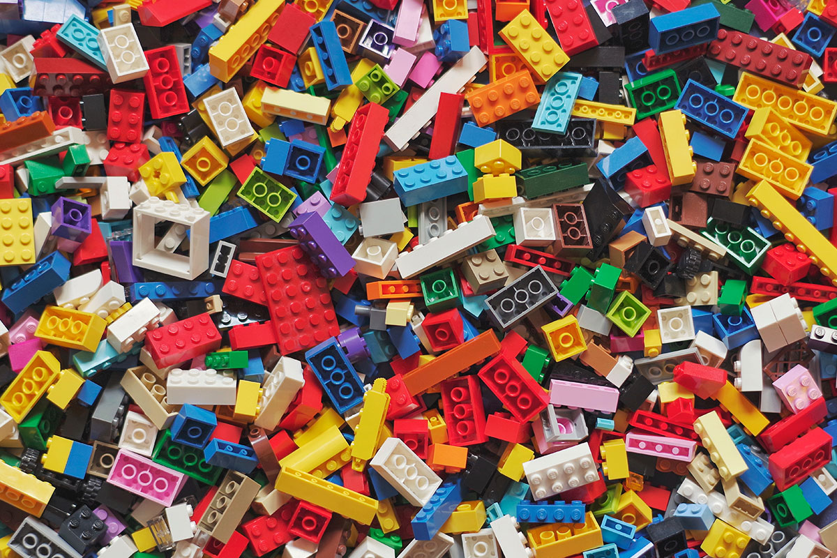 Legoklosser, lego er en populær leke blant barn