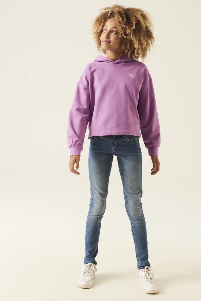 Garcia jentekl챈r, lilla genser og olabukse